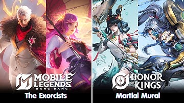 2 The Exorcist VS 2 Martial Mural : Skins Effect Comparison