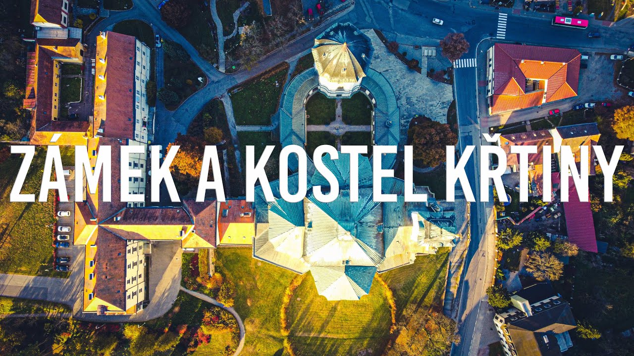Zámek a kostel Křtiny | Chateau and church Krtiny | Drone footage