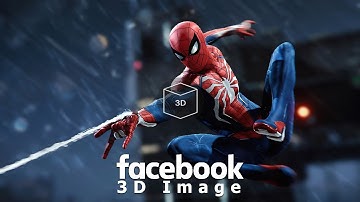 Spider man | Facebook 3D Image | Photoshop CC 2019 Tutorial