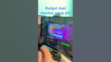 Budget dual monitor setup pt2