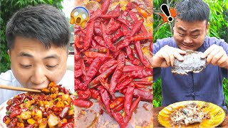 Songsong and Ermao Eating Spicy Food Compilation! || Funny Mukbang 2021 || TikTok Pranks Video by Songsong and Ermao 18,736,540 views 2 years ago 7 minutes, 36 seconds