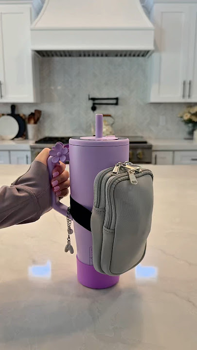 Purple Tumbler 💜🫧 #restock #purple #thatgirl #aesthetic #asmr #drink #tumbler #viral #shorts #fyp