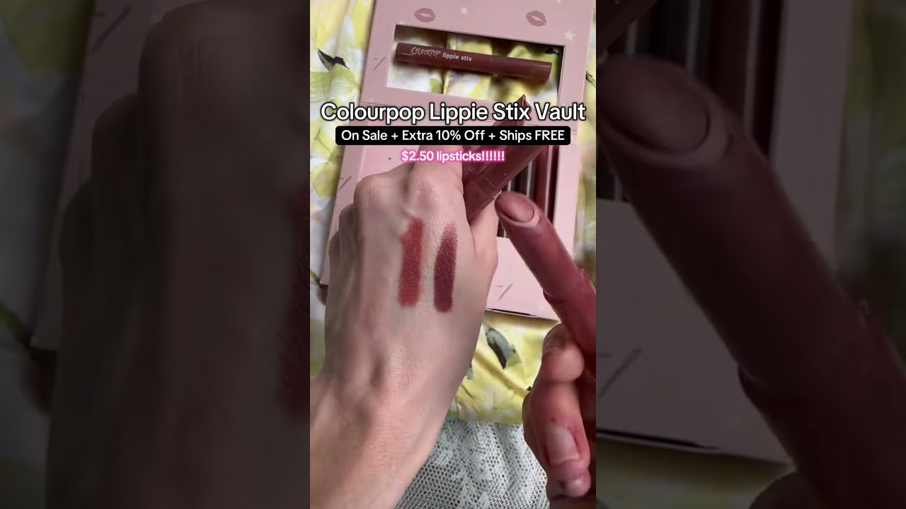 Colourpop lipstick lippie stix vault in the nude 