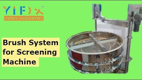 Brush System for the screening machine[mesh auto-cleaning]-Yifex Industry