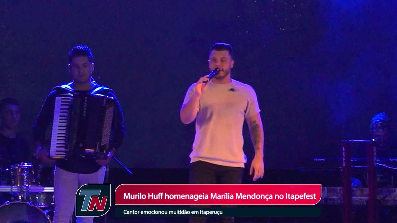 MURILO HUFF EMOCIONA COM HOMENAGEM A MARÍLIA MENDONÇA