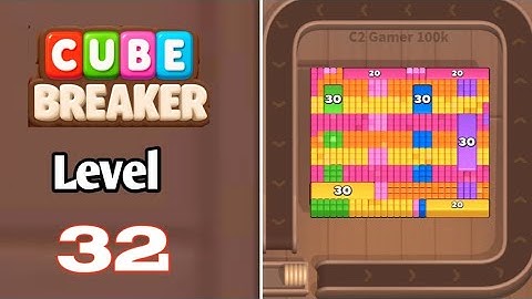 Color Cube Breaker Level 32 Solution Walkthrough 