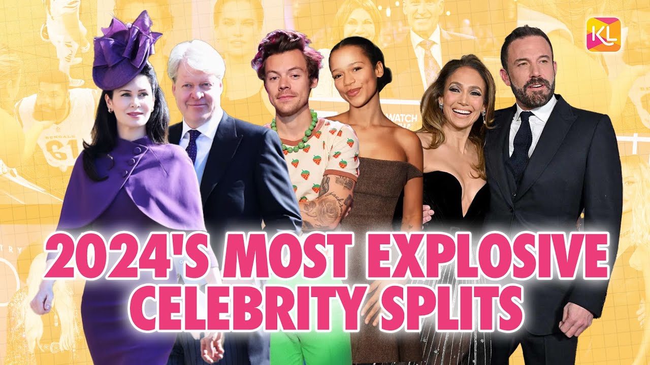 Hollywood Heartbreak 2024's Most EXPLOSIVE Celebrity Splits Revealed