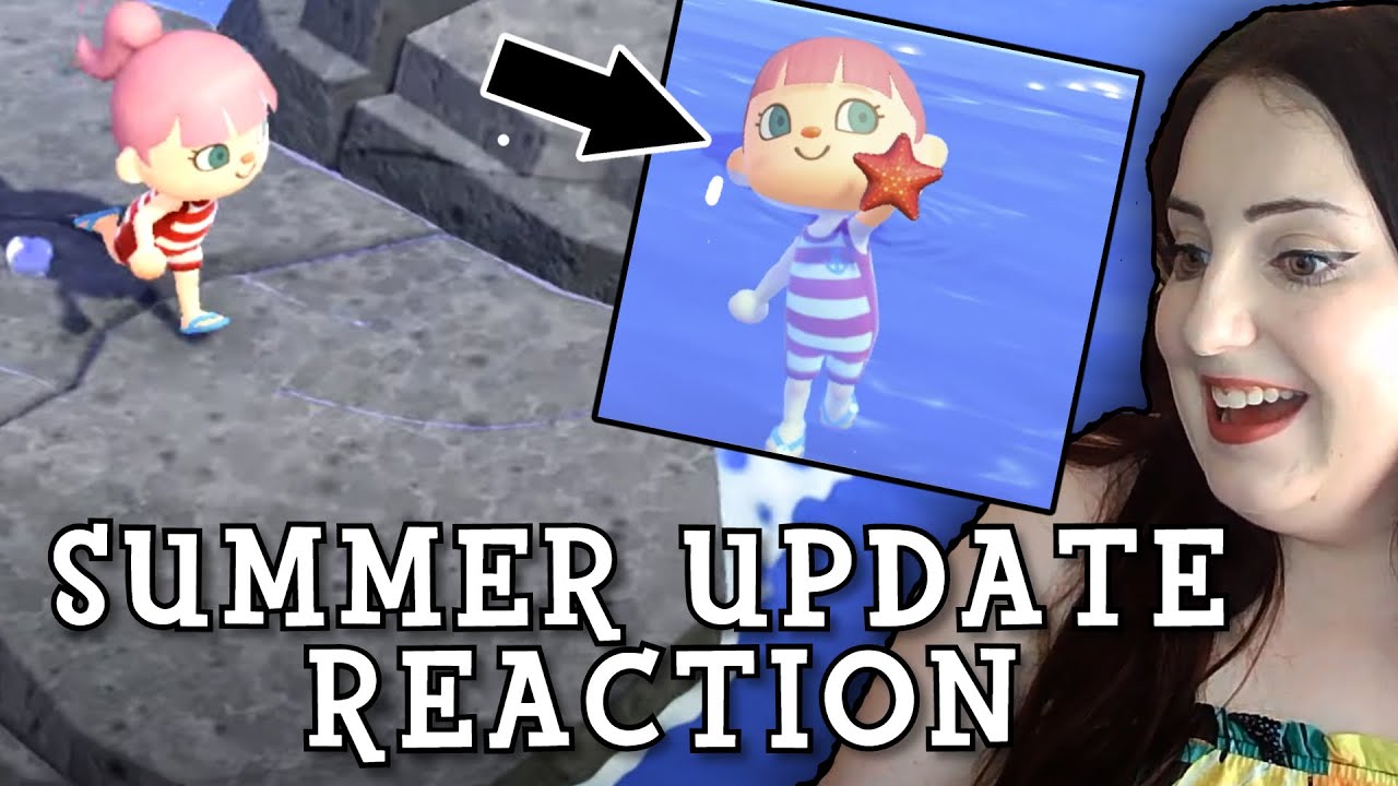 ANIMAL CROSSING SUMMER UPDATE REACTION + FIRST IMPRESSIONS! 🌞