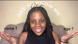 GET TO KNOW ME Q\&A | FIRST YouTube video !