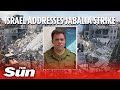 Israeli forces address recent strike in Jabalia