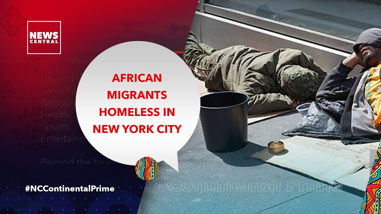 African Migrants Homeless in New York City YouTube