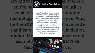 2025 BMW X3 Technology | BMW of Atlantic City #shorts