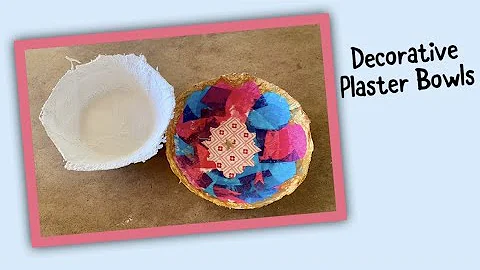 Decorative Plaster Bowls Step Two With Mrs. Conyers