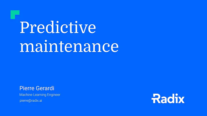Predictive maintenance of industrial equipment | Superlinear AI for Sustainability series