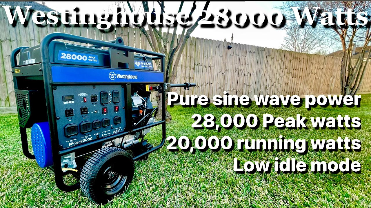 Westinghouse WGen20000 20000/28000W Portable Generator: User Review & Deals