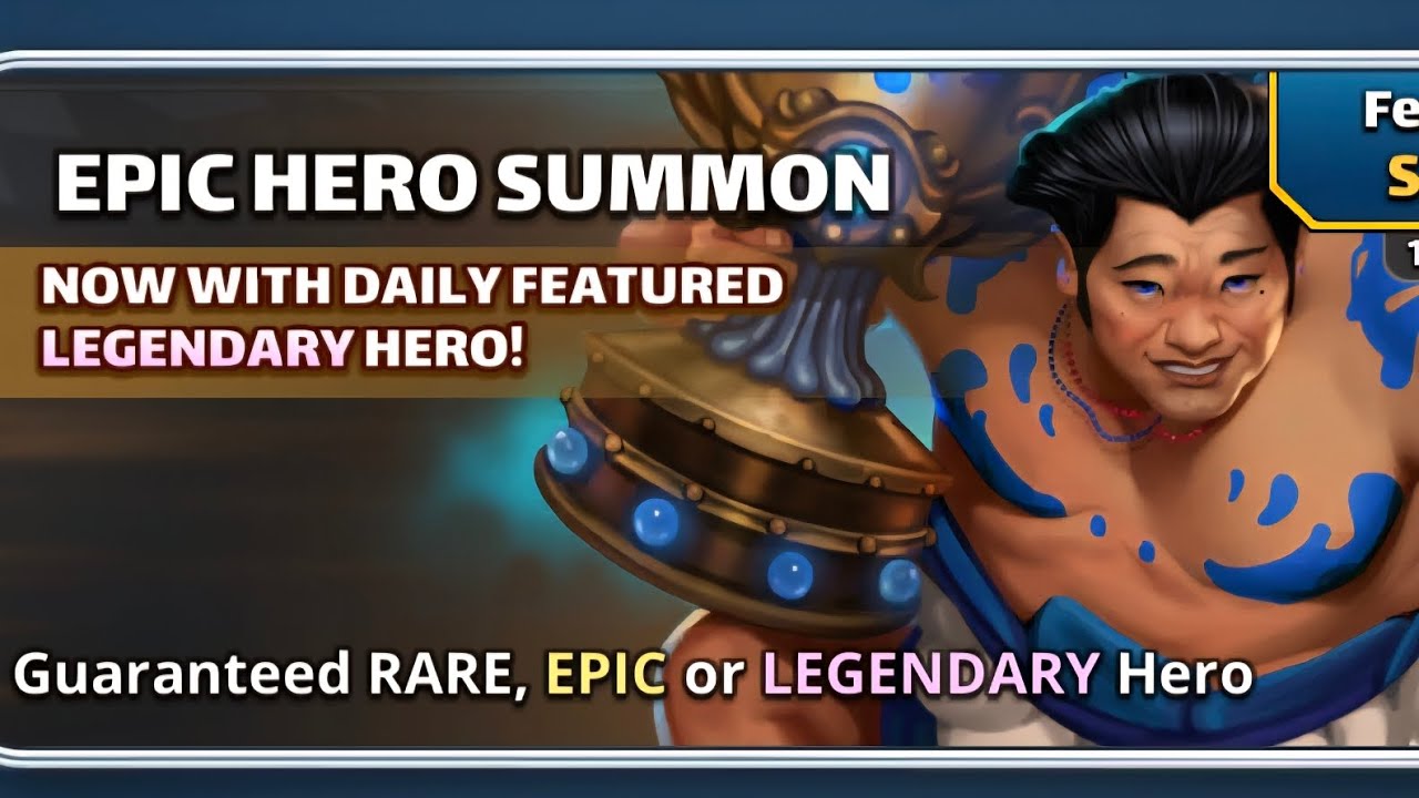 🧐 Can the featured hero be summoned❔️ I'll try it by spending 18,000 💎