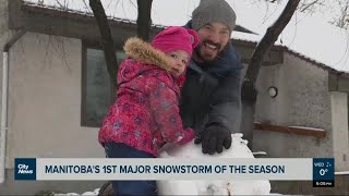 Winnipegers embrace arrival of winter weather