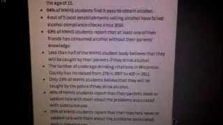 Transmedia on under age drinking