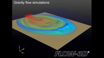 Gravity flow simulation with head formation.