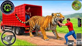Gioco di guida di camion per il trasporto animali 3D - Sfida di trasporto animali selvatici (Game... screenshot 1