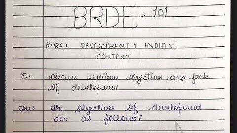 BRDE 101 ENGLISH MEDIUM HANDWRITTEN ASSIGNMENT 2021-22 | FOR PDF WHATSAPP ON 9354372788