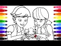 Coloring Miraculous: Marinette &amp; Adrien - A Dazzling Art Journey!