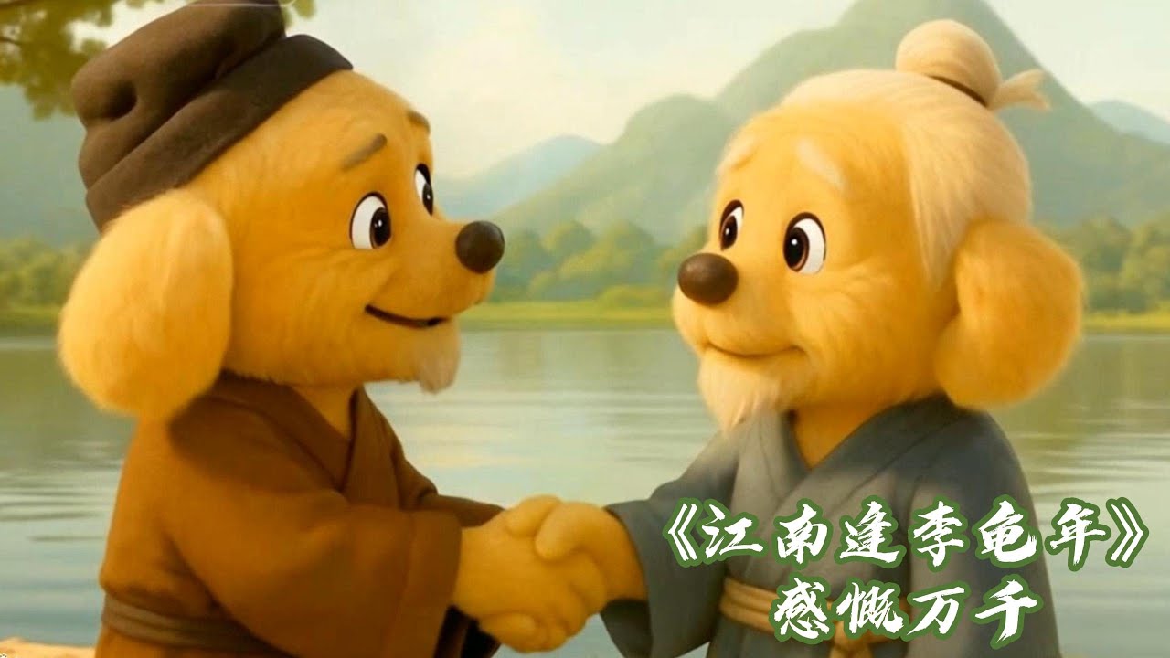 《江南逢李龟年》看动画学中文古诗国学 小学必背古诗 唐诗三百首 Learn Chinese Poems with Cartoons - YouTube