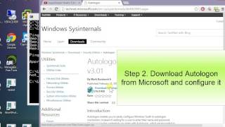 How to enable Auto Login logon windows 8 7 10