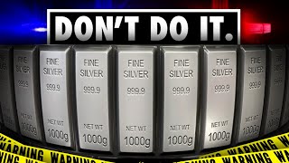 A WARNING TO SILVER STACKERS.