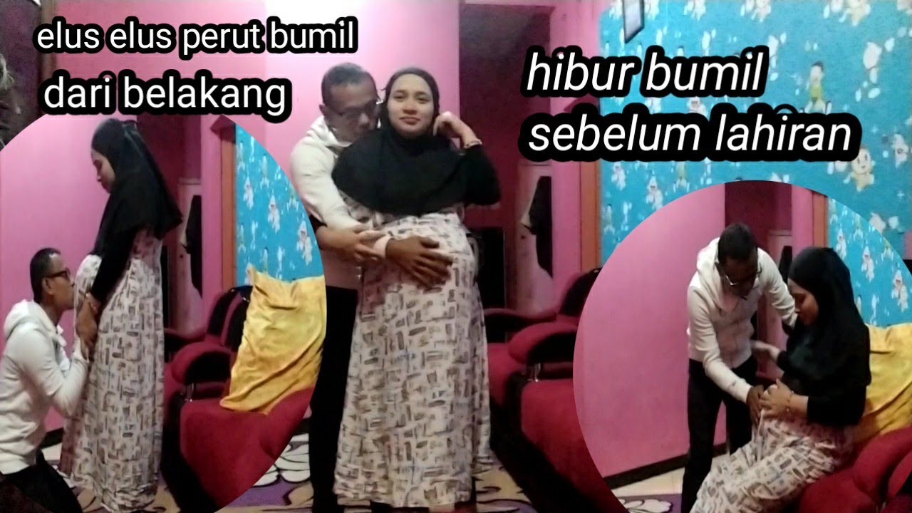 Elus Perut Bumil dari Belakang Sambil ajakin Menari Tengah Malam