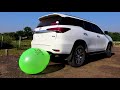 Balloon Vs Fortuner Car Silencer - Super Big Size Balloon Create