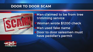 Sioux Falls woman out $1,200 to door-to-door tree scam