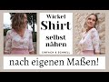 Wickelshirt nähen aus Jersey - DIY mit Annas Nähschule