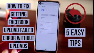 How to fix Getting Facebook Upload failed  error without uploads screenshot 5
