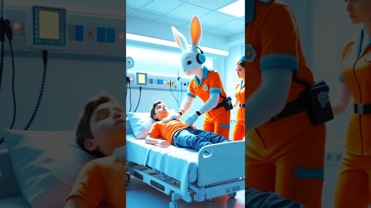 Realistic Rescue Story | Brave Rabbit Saves a Child in Hospital – Emotional Ending | Hope My Name
