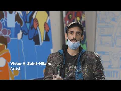 Defund The Police, Invest In Communities Mural Project - Victor A. Saint-Hilaire