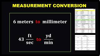 MEASUREMENT CONVERSION || GENERAL PHYSICS 1