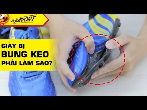 Video Bí kíp tự sửa giày bóng đá bị hở keo, bong đế tại nhà - youtube