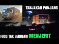 Tanjakan Panjang!! Tronton Fuso Tak Berhenti Menjerit, Perjalanan Malam Melewati Tanjakan Nyalindung