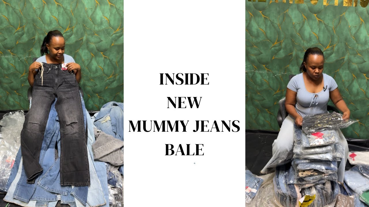 NEW CREME MUMMY JEANS.Let’s open this bale