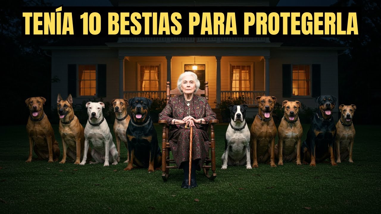 Los Ladrones Querían Robar la Casa de una Anciana Millonaria… Pero Ella Tenía 10 Bestias Enjauladas