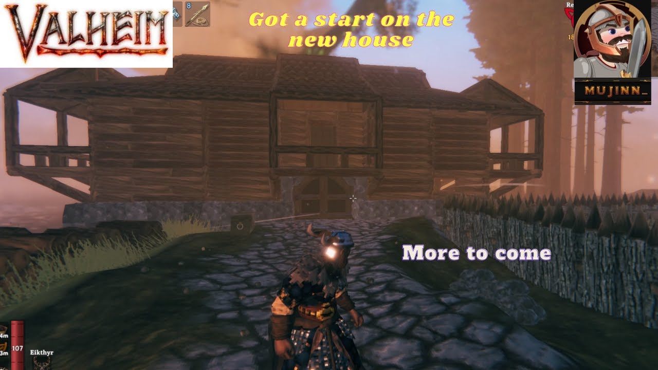 Valheim in 2024, New house started but NOT finished