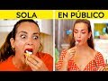 Chicas en pblico vs solas  cmo haces las cosas sola vs en pblico por 123 go