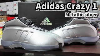 adidas Crazy 1:Metallic Silver  Adidas 在結束天足合作後的第一雙Kobe 鞋, 也是Adidas Kobe 系列裡的最高峰~(鞋來無恙)