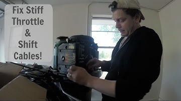 How to Fix Throttle and Shift Cables That Are Stiff or Seized Up!
