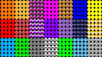 The Smile 8 Stages Eliminations Marble Race in Algodoo