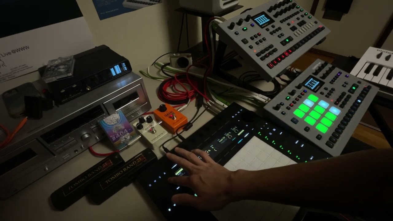 Dub Techno Session A4 MK2 AR MK2 Push 3 Stand Alone Phase 90 Micro Amp+ #2