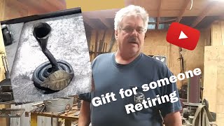 Forging a desktop Tulip, Spiral, Leaf, Pen holder