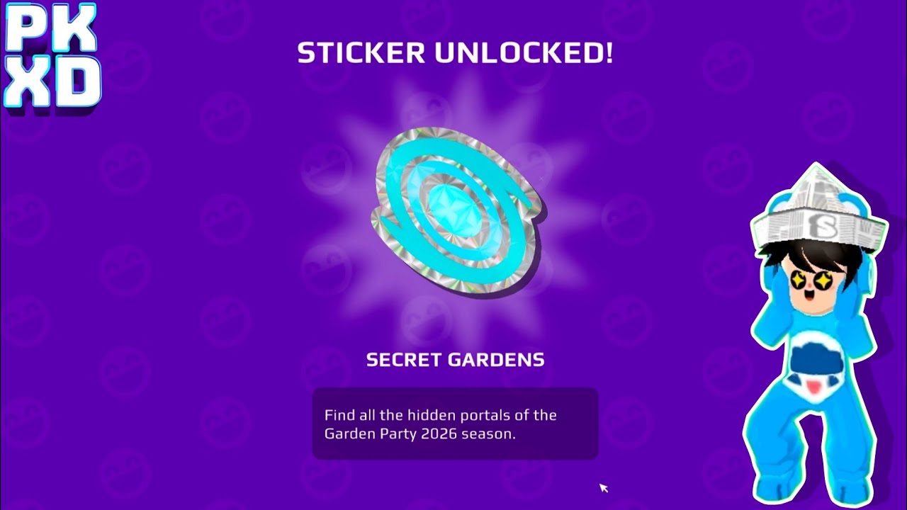 PK XD Garden Season 2026 New Update | Secret Gardens Sticker