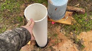 Digging East Texas Water Well by Hand @27 Feet With Seymour Iwan Auger